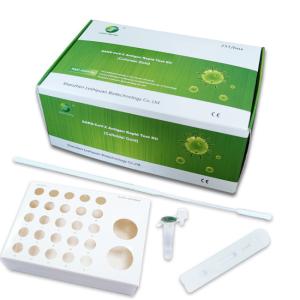 Buy cheap Accuracy 99.68% Antigen Swab Test Kit SARS-CoV-2 25 Tests/Kit CE product