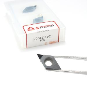 Custom PCD And CBN Carbide Insert DCGT11T301 For Cutting Applications