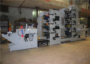 China Auto Loading Paper Cup Flexo Printing Machine , 4 / 6 Colour Flexo Printing Machine Easy Operated on sale