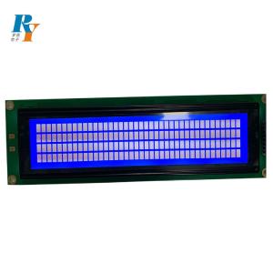 China 40*4 Character STN LCD Module Blue Monochrome Negative Big Size With ST7065/7066 on sale