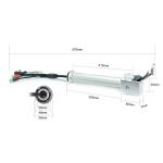 5 inch HD TFT 1.0s TMDF05T AI Face Recognition Temperature