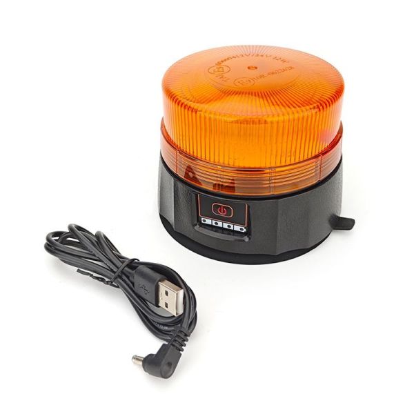 ECE R65 R10 LED Rechargeable Flashing Light Warning Light Strobe Beacon Light