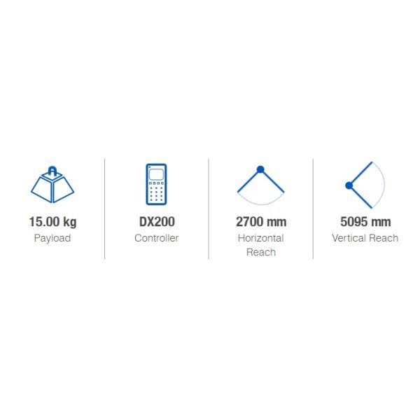 Used MPX3500 6 Axis Painting Robot With DX200-FM Controller For Yaskawa Motoman