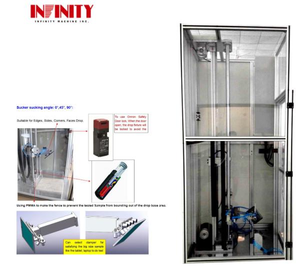 Quality Cellphone Drop Tester Telephone Drop Testing Smartphone Mobile Phone Reliability Drop Testing for sale