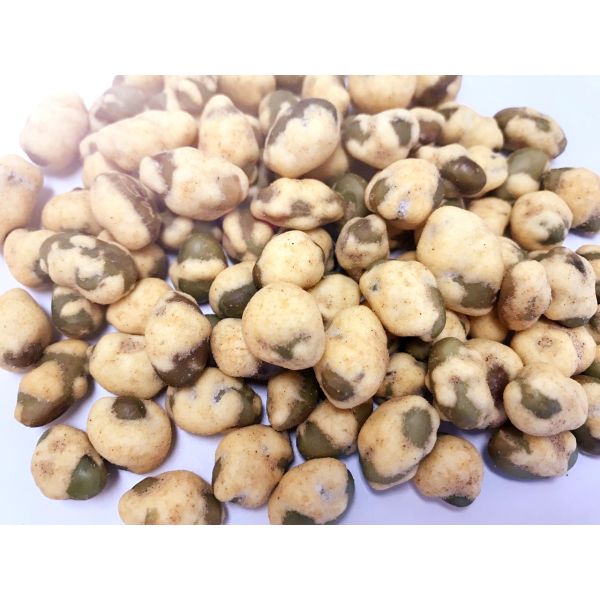 Kosher Halal Certified Coated Roasted Spicy Yellow Edamame Soya Bean Snacks ISO Approved