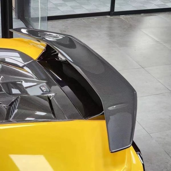 LP580 LP610 Lamborghini Huracan Evo Body Kit Tecnica Style Carbon Fiber Spoiler Wing