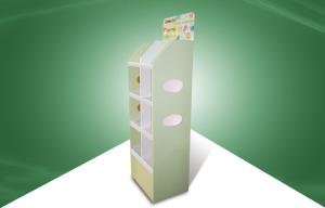 China 4 Tire POS Cardboard Display Shelf Cardboard Retail Display Stands on sale