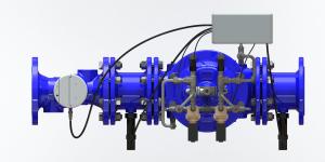 Buy cheap Remote Setting Water Pressure Management Valve With 24 VDC Controller product