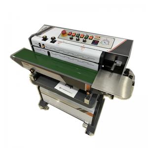 China Semi-Automatic Stainless Steel Cover Beer Plastic Tin Soda Aluminium Cans Sealing Machine For Snack Bar on sale