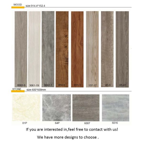 0.07mm Dry Back Vinyl Floor Tiles Sound Insulation