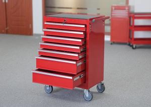27 Inch Color Customized Mechanic Tool Cabinet On Wheels 7 Drawers With EVA