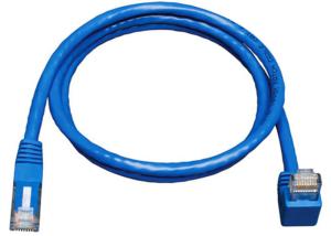 Buy cheap Down Angle Lan Network Cable Gigabit Molded Patch Cord For Print Server product