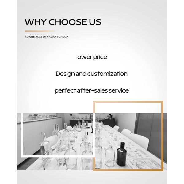 750ml Long Neck Flint Glass Bottle with Corks and Acid Etch Surface Handling