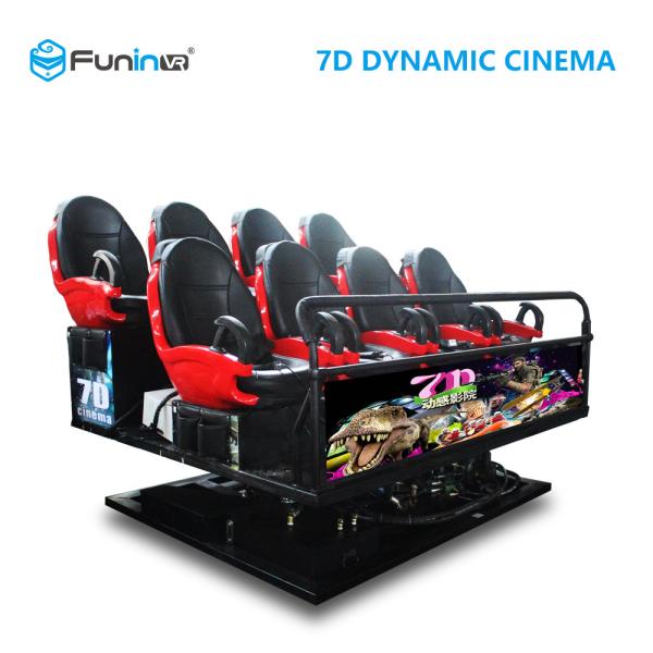 Quality Mobile Cinema Theatre Equipment , Shooting Game Powerful 7d Interactive Theater for sale