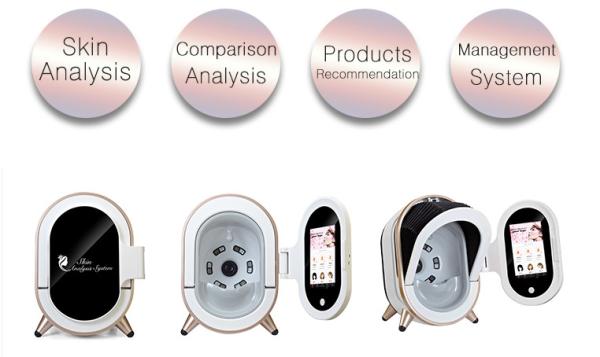 Quality Android System Skin Analysis Machine Salon Big Data Base 3D Testing Facial for sale