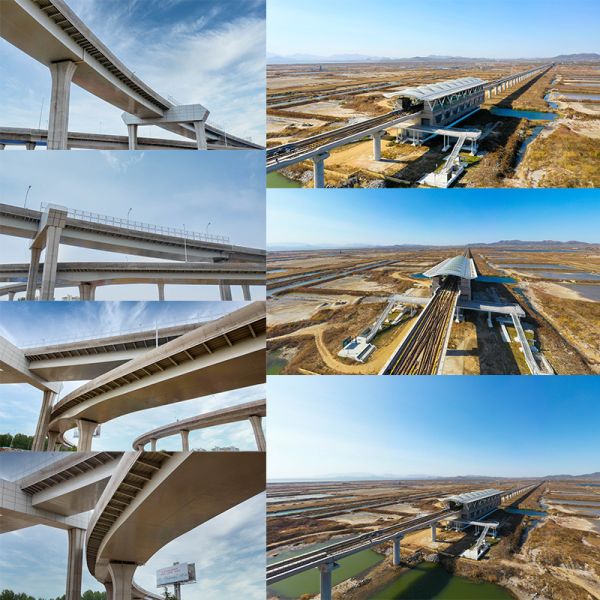 Prefabricated Steel Structure Pedestrian Overpass H Beam I Beam Customizable Bridge