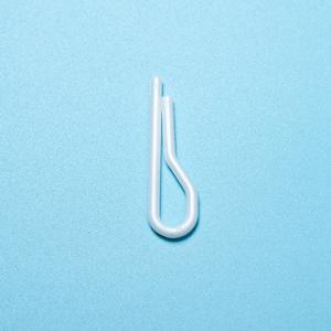 Clothing Clear Plastic R Shape Collar Clips without Teeth