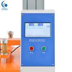 Buy cheap Carton Packaging Testing Instruments Stacking Strength Tester 7 Inch Touch Screen product