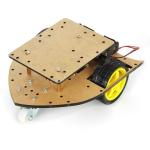 Double-layer Robot Car Chassis With Two Deceleration DC Motor