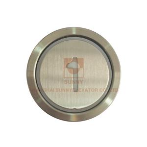 China Green And White Illuminated Elevator Push Button Switch For Passenger Elevator on sale