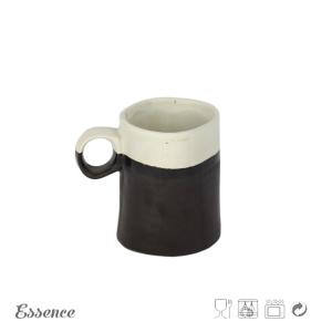 Buy cheap Japan Style Custom Stoneware Mugs / Coffee Cups 10 OZ Freedom Shape Eco Friendly product