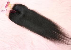 China Raw Indian Hair lace Closure Straight Hair Grade 10A Lace Front Closure on sale