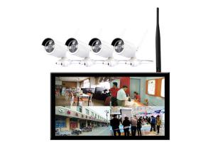 China 300 Cd / M2 10.2 Inch 4 Channel Cctv Lcd Monitor With Wireless Camera on sale