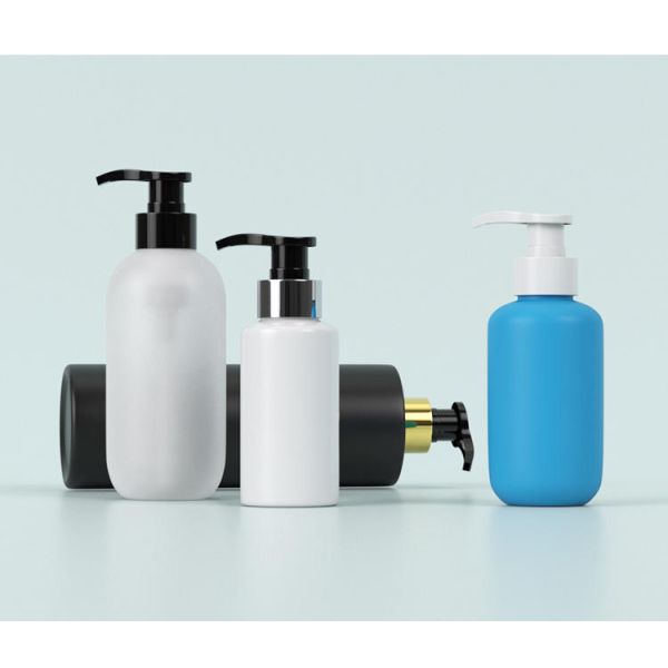 QZH Empty Lotion Biodegradable Plastic Bottles 200ml Wheat Straw Refillable