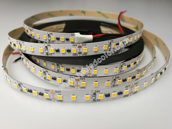 dc24v constant current 2835 120led 28.8w consistent color strip tape
