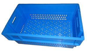 Retroflected Inserting Plastic Euro Stacking Container Vegetable Transportation