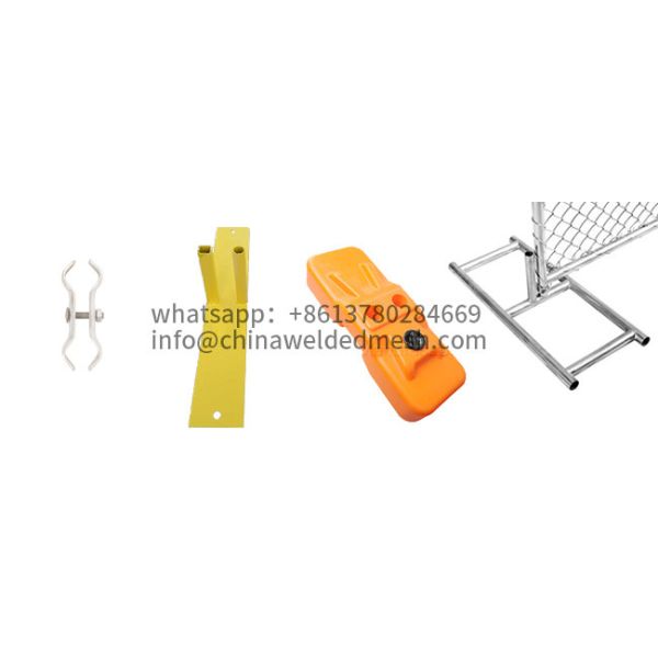 6x12 Portable Chain Link Temporary Fencing Panels Galvanized Iron ISO approval