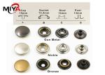Smooth 19mm Zinc Alloy Metal Snap Buttons For Jackets