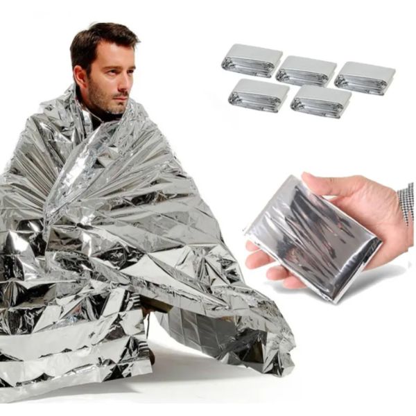 Survival Waterproof Aluminum Foil Blanket Emergency For First Aid