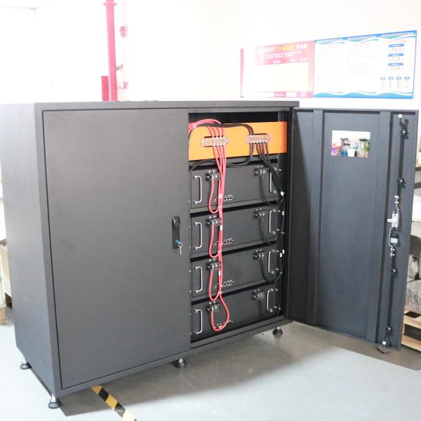 Quality 6000 Cycle Life 100ah lifepo4 battery 384V With Inverters And Conflux Box for sale