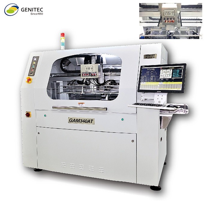 Genitec CCD Input PCB Router Machine GAM340AT