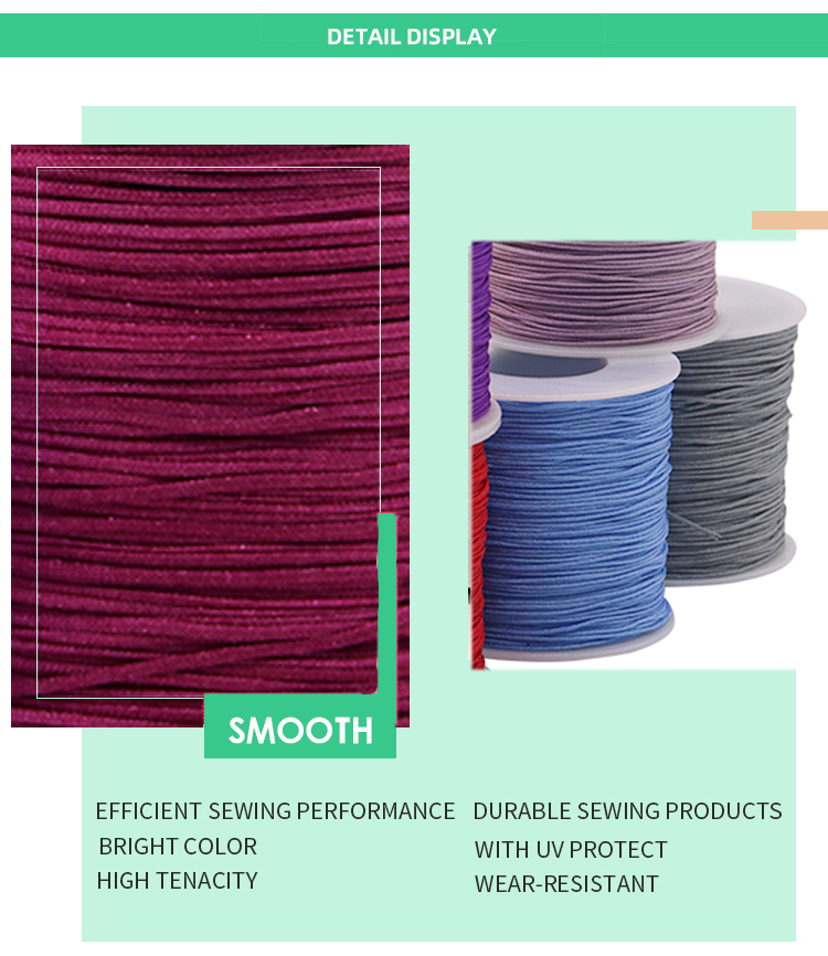 DIY Tassels Beading String Chinese Knot Cord/Rope/Thread for Macrame Cord Bracelet