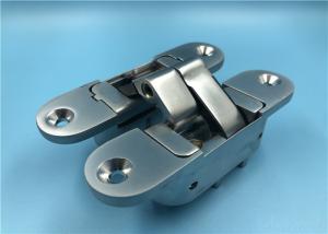 China Pearl Chrome 3D Adjustable Concealed Hinges 180 Degree Concealed Door Hinge on sale