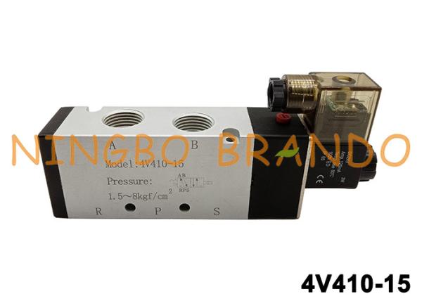 Quality 4V410-15 Pneumatic Solenoid Air Valve Internally Piloted Acting for sale