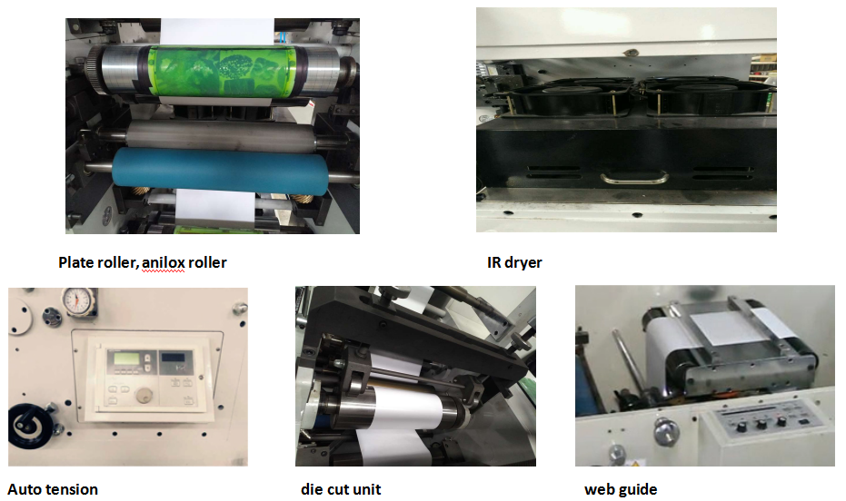 Flexo Printing Machine for Carton Boxes Printing 60m/min Print Speed