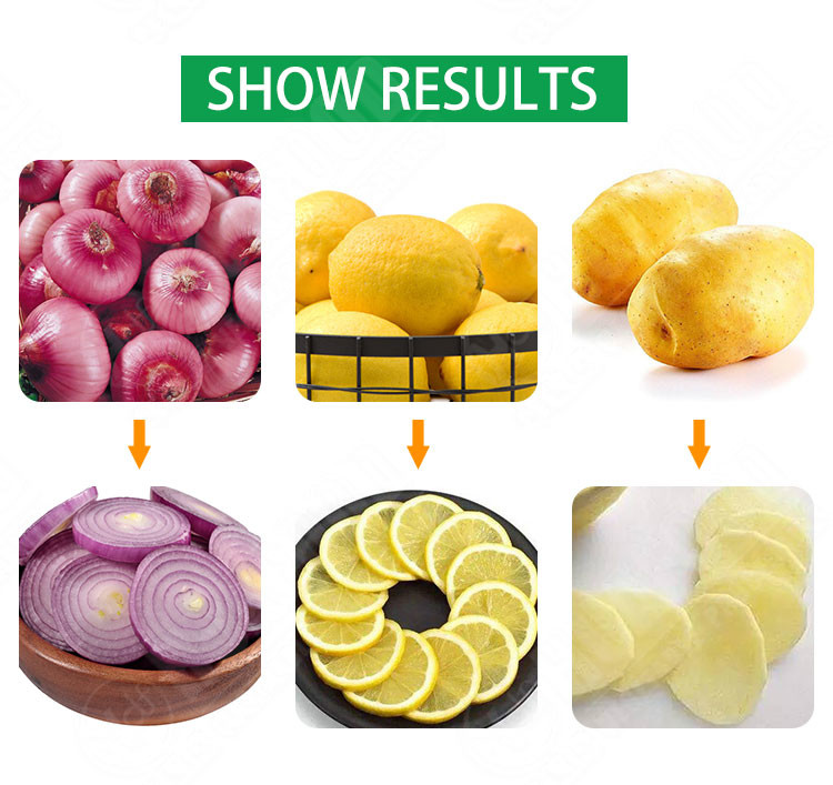 10mm Garlic Slicer Machine Ginger Slicing Machine Onion Shallot Slicer