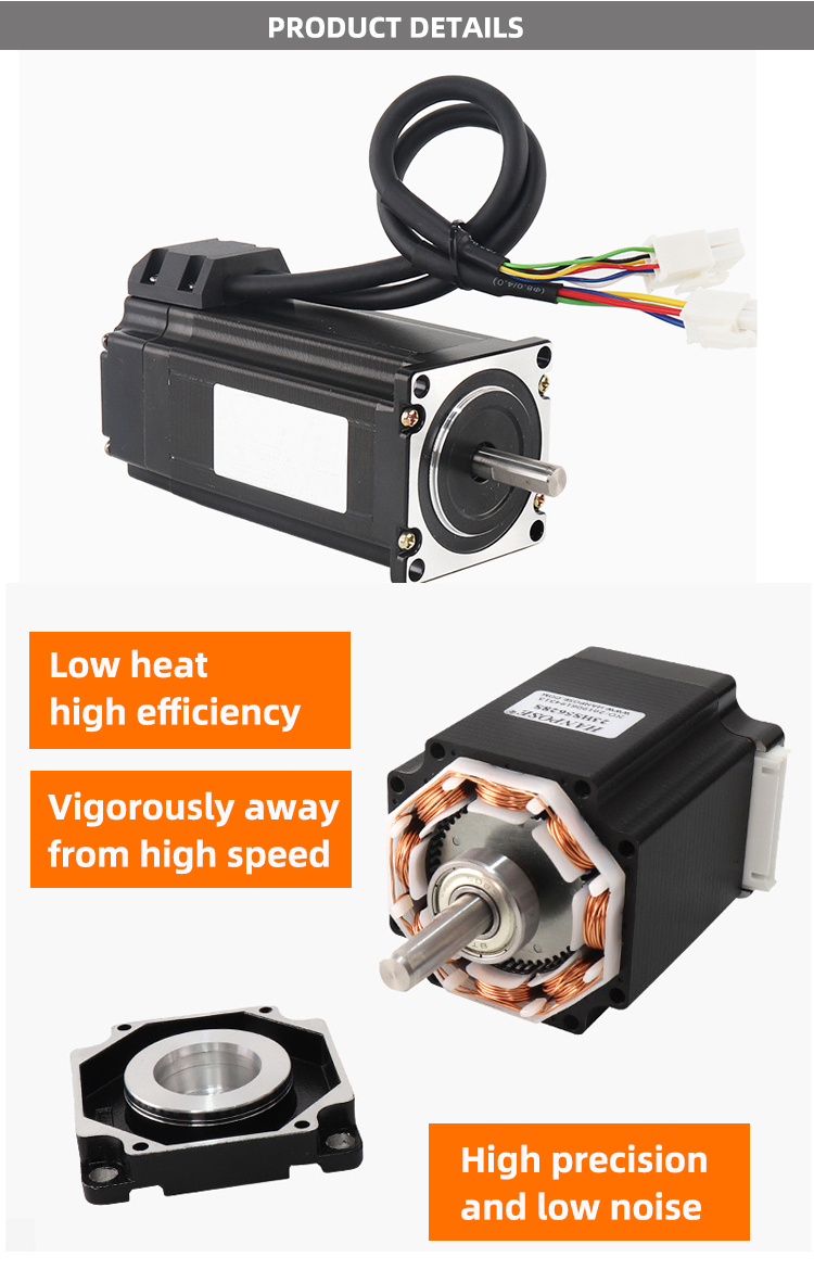 Electric Micro Brushless Stepper Motor For CNC Robot 3D Printer