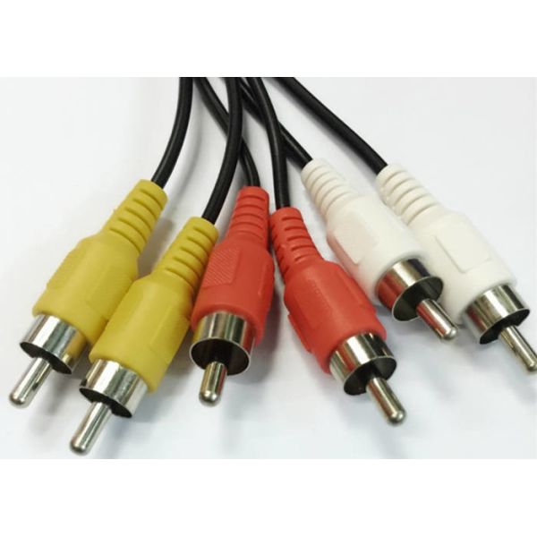 3RCA-3RCA Male AV Cable Video and Audio Data Communication Cable 1.5meter