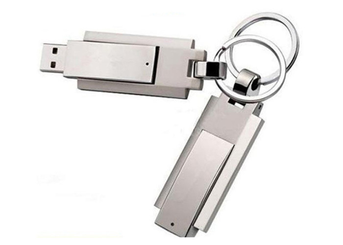 Laser Engraved Logo Metal Usb Flash Drive With Automatical Run Function