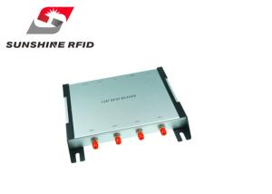 Buy cheap Four Port RFID Reaxcder Industrial , Fixed RFID Reader Long Distance High Efficient product