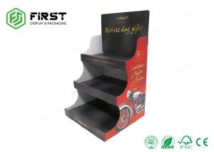Custom Printing Retail Counter Display Boxes , Easy Assembly Cardboard Tabletop Display