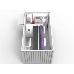 Integrated Shipping Prefabricated Containerized Data Center White Or Black