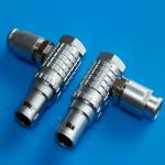 Right angle Lemo FHG compatible connectors Elbow push pull circular connectors