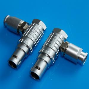 Buy cheap Right angle Lemo FHG compatible connectors Elbow push pull circular connectors 2pin --- 26pin multi pole plug product