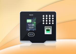 Buy cheap Touch Screen 0.01% FRR electronic face biometrics attendance system product