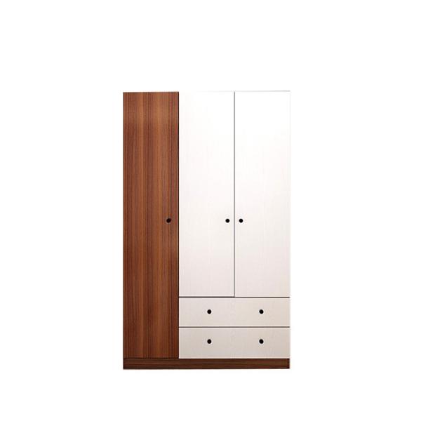 Quality Melamine Bedroom Wall Particle Board Wardrobe Modern Simple Style Design for sale